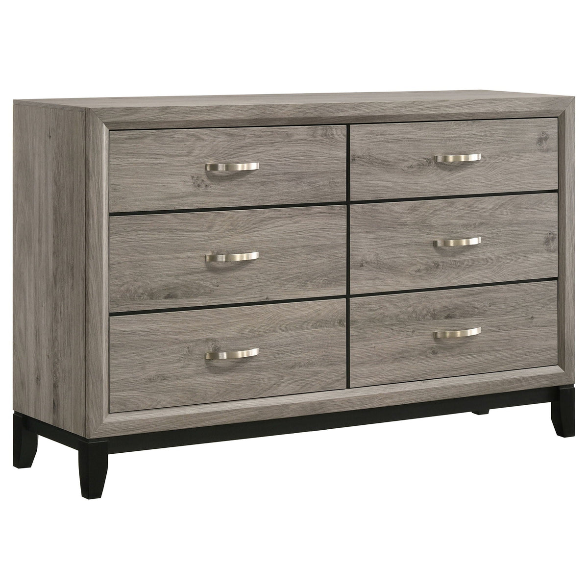 Valen Five-piece Full Bedroom Set Light Taupe
