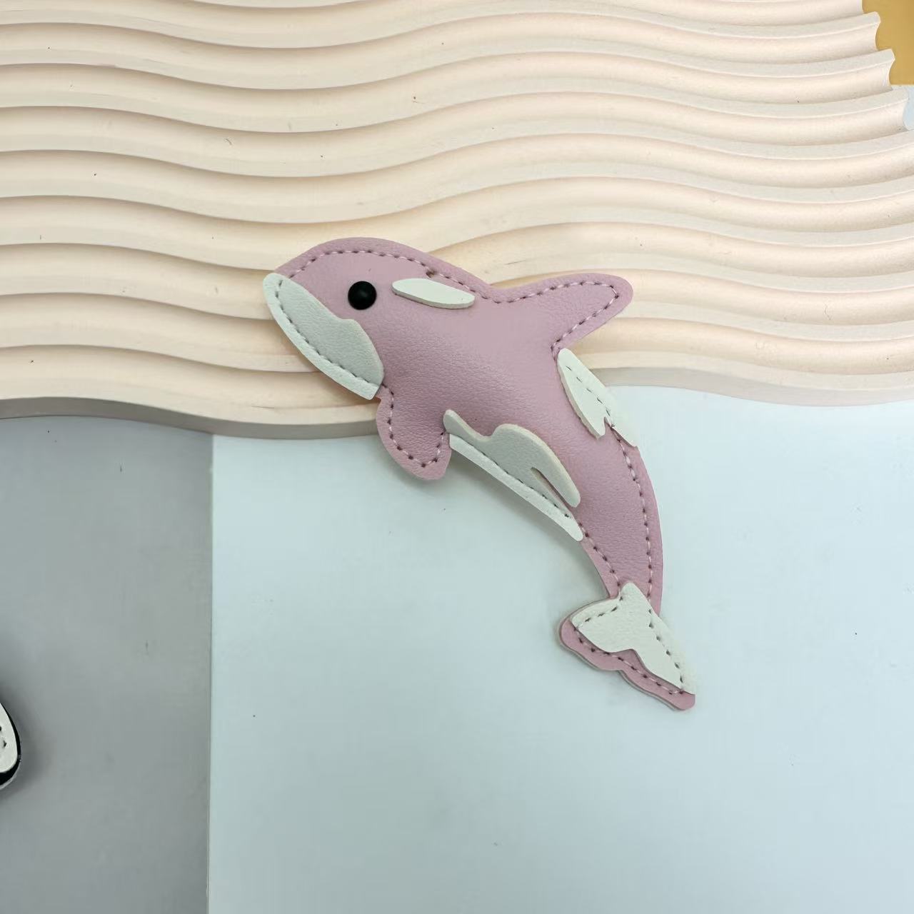 New-style Marine Animal Keychain Made Of PU Leather Shark