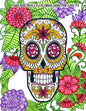 Fabulous Skulls Coloring Book for Adults: Hand-Drawn Images Exclusively Designed, Día de Los Muertos & Day of the Dead - Paperback