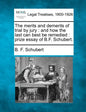 The Merits and Demerits of Trial by Jury: And How the Last Can Best Be Remedied: Prize Essay of B.F. Schubert. - Paperback