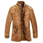 Winter Men's Leather Men's fashion Clothing With Zipper