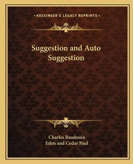 Suggestion and Auto Suggestion - Paperback