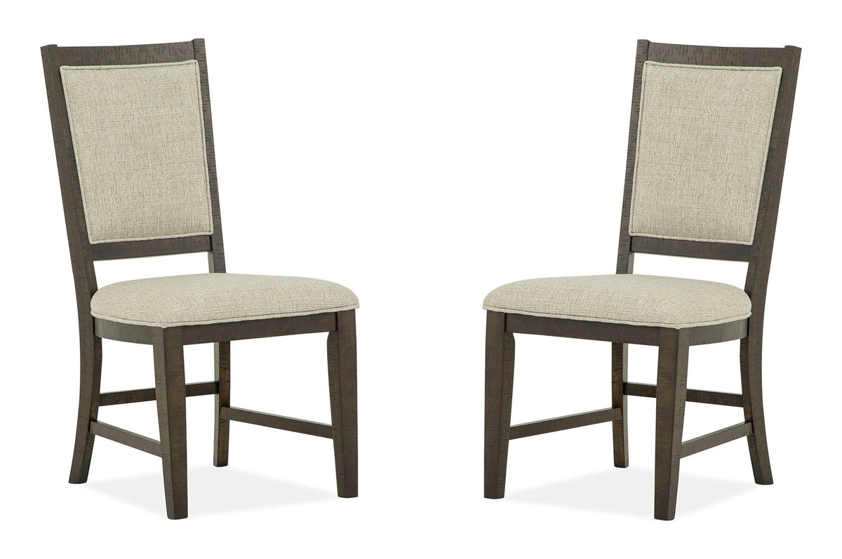 Westley Falls - Step Up Side Chair With Upholstered Seat & Back (Set of 2) - Graphite