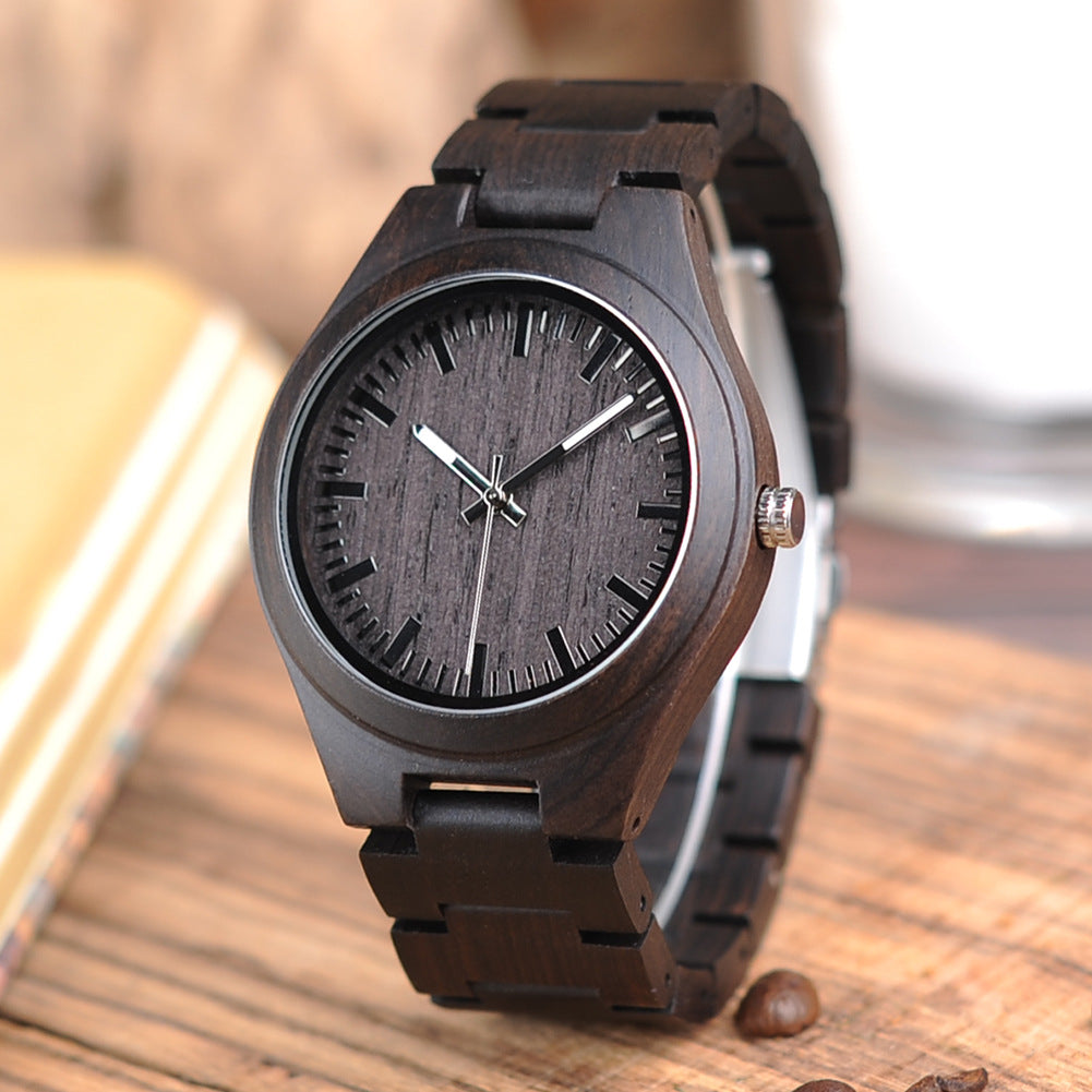 Simple Wooden Watch As A Birthday Gift For Students