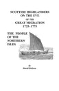Scottish Highlanders on the Eve of the Great Migration, 1725-1775: The People of the Northern Isles - Paperback