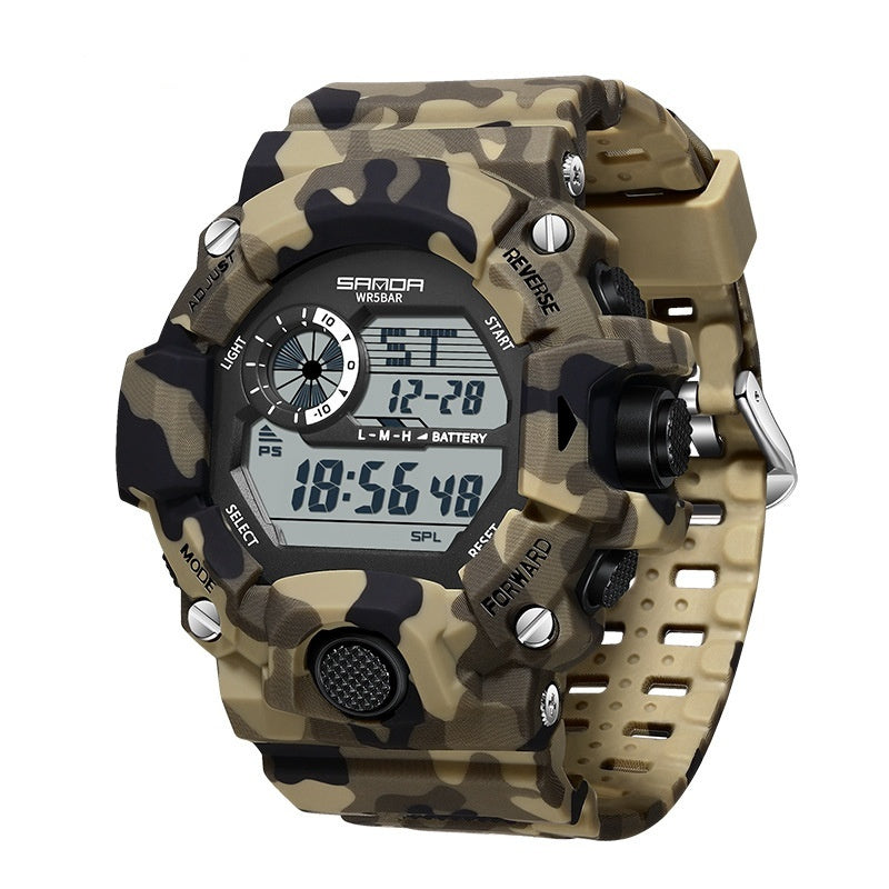 Multi-functional Camouflage Series Outdoor Sports Electronic Watch