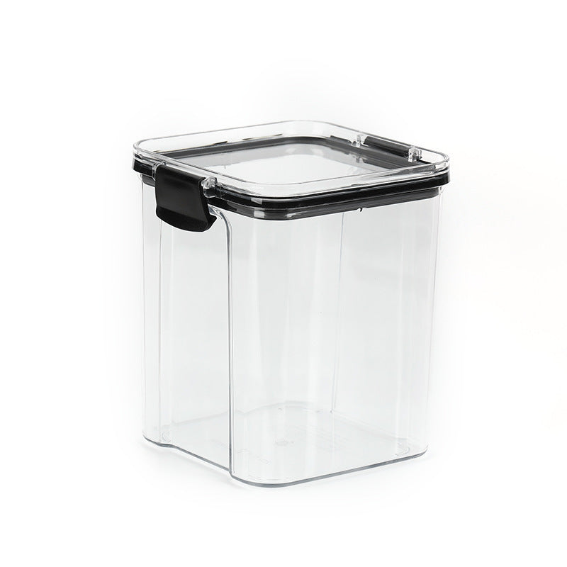Airtight Square Storage Jars with Lids – Food-Grade