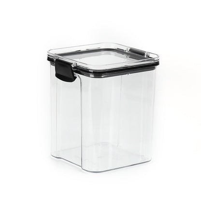 Airtight Square Storage Jars with Lids – Food-Grade