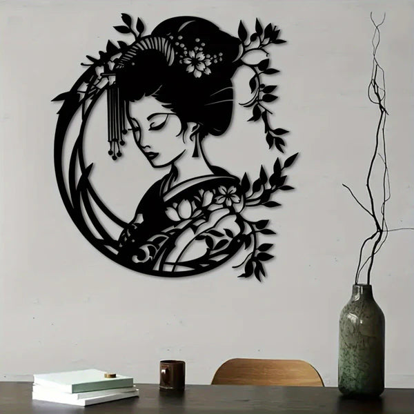 CIFbuy Vintage Japanese Zen Garden Iron Wall Art