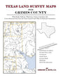 Texas Land Survey Maps for Grimes County - Paperback