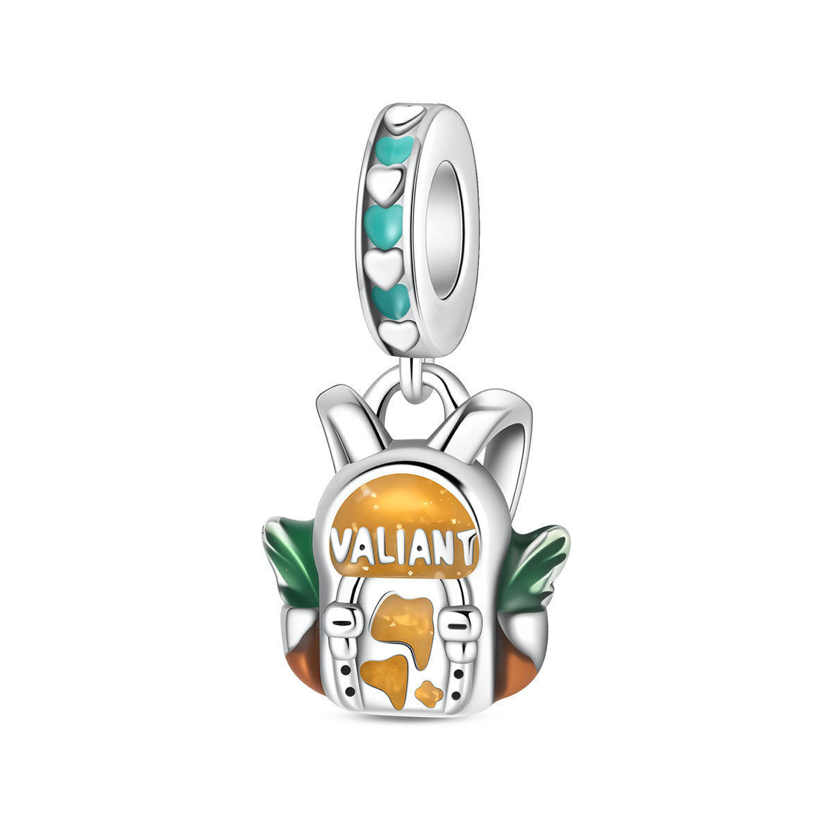 Airplane Suitcase World Travel DIY Bead Pendant Jewelry Accessory