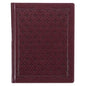 KJV Holy Bible, Large Print Note-Taking Bible, Faux Leather Hardcover - King James Version, Burgundy - Leather