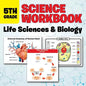 5th Grade Science Workbook: Life Sciences & Biology - Paperback