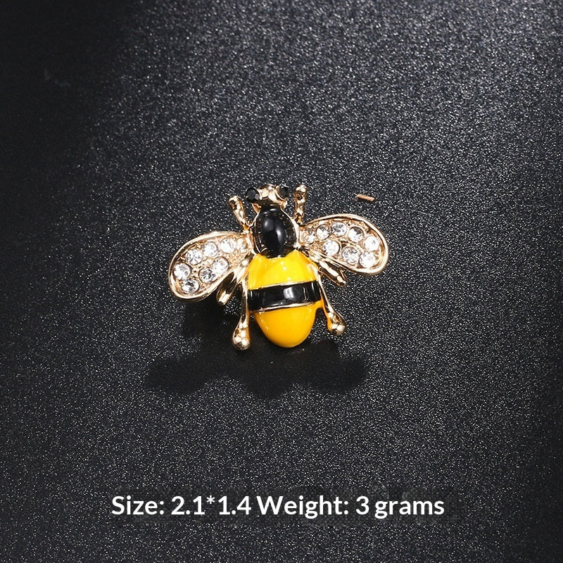 Cute Animal New Style Oil-Drop Bee Brooch