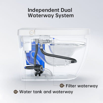 Modern integrated Smart toilet, Auto Open/Close lid, temperature heating seat...