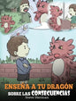 Enseña a tu Dragón Sobre las Consecuencias: (Teach Your Dragon To Understand Consequences) Un Lindo Cuento Infantil para Enseñar a los Niños a Compren - Hardcover