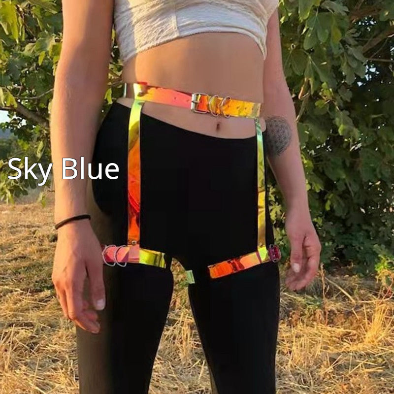 Colorful Belt Leg Ring And Strap Accessories