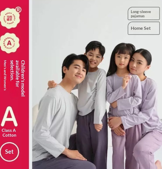 Pure Cotton Autumn Tops And Pants For Parents And Kidswarm And Great As Base Layers