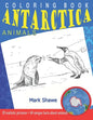 Coloring Book Animals of Antarctica: 20 realistic pictures + 60 unique facts about animals - Paperback