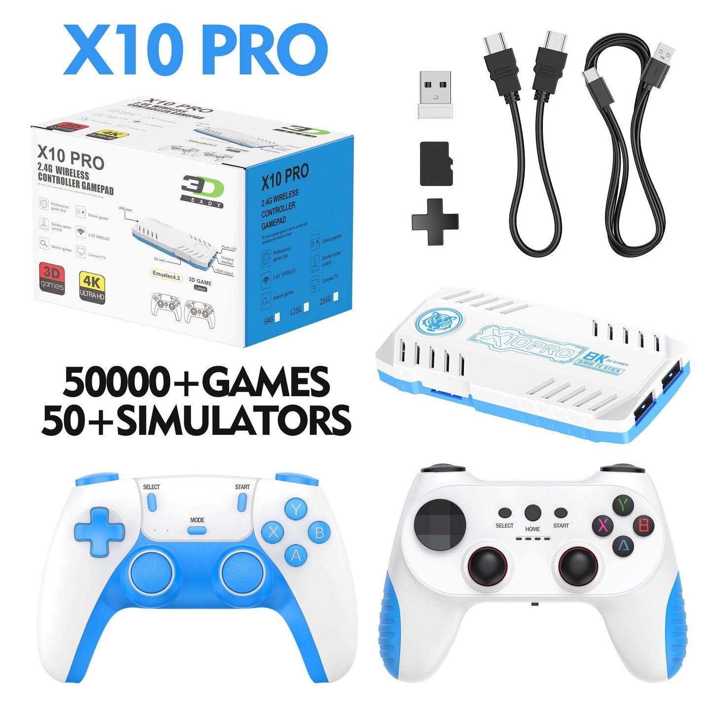X10 PRO TV Retro Arcade Home Game Console