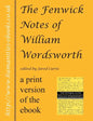 The Fenwick Notes of William Wordsworth - Paperback