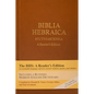 Biblia Hebraica Stuttgartensia (Bhs) (Hardcover): A Reader's Edition - Hardcover