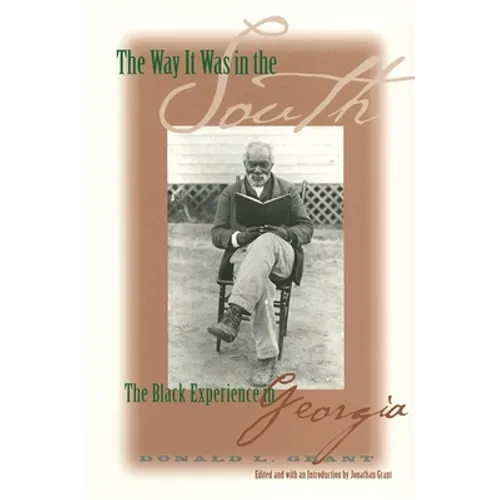 The Way It Was in the South: The Black Experience in Georgia - Paperback