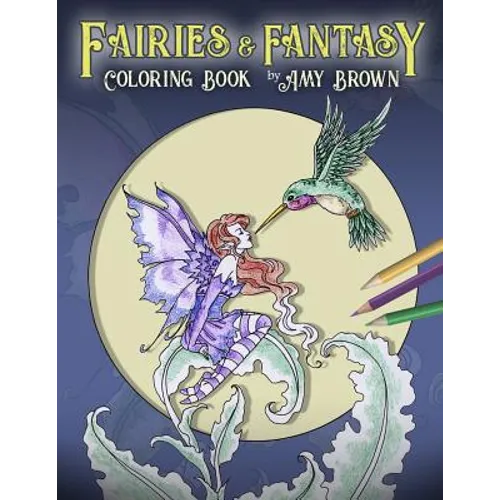 Fairies & Fantasy Coloring Book - Paperback