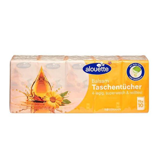 Alouette Chlorine-Free Tissue Paper with Sameefa Flower & Aloe Vera - 150 Count, Gentle & Hygienic