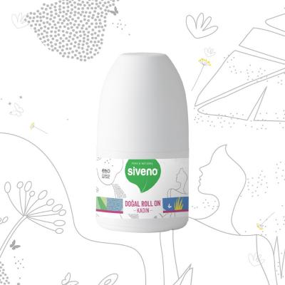 Siveno Natural Roll-On Deodorant for Women - Aluminum Free, Vegan & Hypoallergenic - Odor Control & Sensitive Skin Friendly
