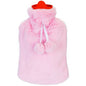 2L Hot Water Bottle with Plush Cover