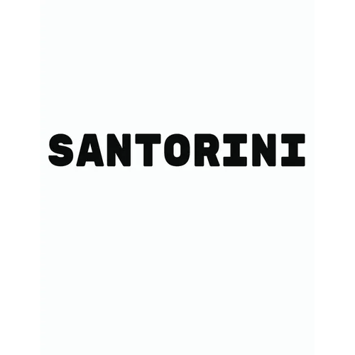Santorini: Black and White Decorative Book to Stack Together on Coffee Tables, Bookshelves and Interior Design - Add Bookish Char - Paperback