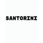Santorini: Black and White Decorative Book to Stack Together on Coffee Tables, Bookshelves and Interior Design - Add Bookish Char - Paperback