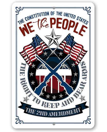2nd Amendment - Metal Sign