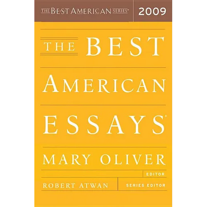 The Best American Essays 2009 - Paperback
