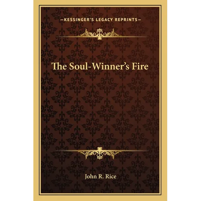 The Soul-Winner's Fire - Paperback