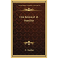 Five Books of M. Manilius - Hardcover