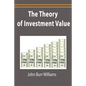The Theory of Investment Value - Paperback