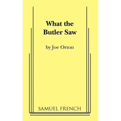 What the Butler Saw - Paperback