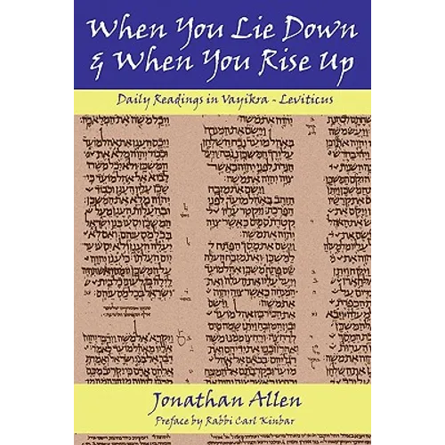 When You Lie Down and When You Rise Up - Leviticus - Paperback