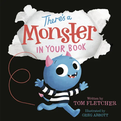 There's a Monster in Your Book: A Funny Monster Book for Kids and Toddlers - Paperback