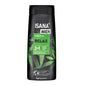 Isana Men 3-in-1 Shower Gel Relax - Vegan, Eco-Friendly Men's Grooming for Body, Face, and Hair