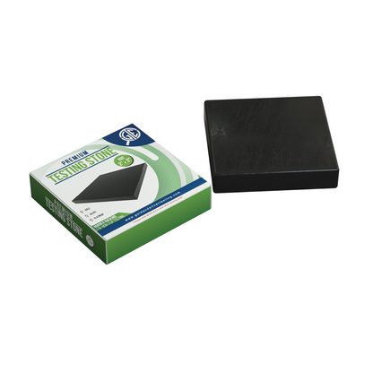 Gold, Silver, & Platinum Testing Kit 10K-24K Acids Magnifier Cloth & Bamboo Storage Box JSP & GTE