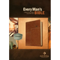 Every Man's Bible-NLT Deluxe Messenger - Imitation Leather