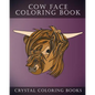 Cow Coloring Book: 30 Simple Line Drawing Cow Face Coloring Pages - Paperback