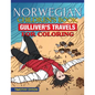Norwegian Children's Book: Gulliver's Travels for Coloring - Paperback