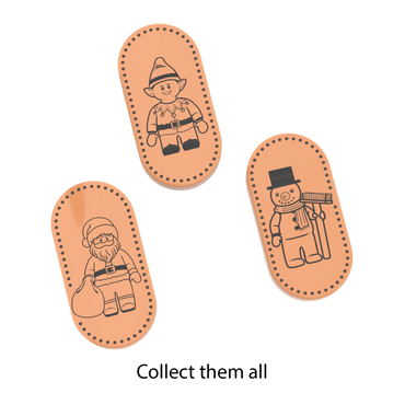 Pressed Penny - Snowman - Custom Printed 1x2 Tile - Made Using LEGO® Parts