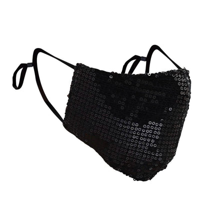 3-Pack: Reusable Washable Fitted Sequin Mask