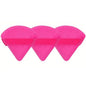 3-Pack: Triangle Powder Puff for Loose Powder and Liquid Cosmetic
