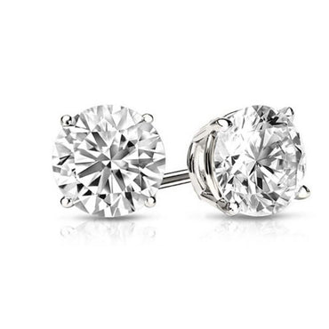 3-Pair Set: Sterling Silver Swarovski Elements Crystal Studs